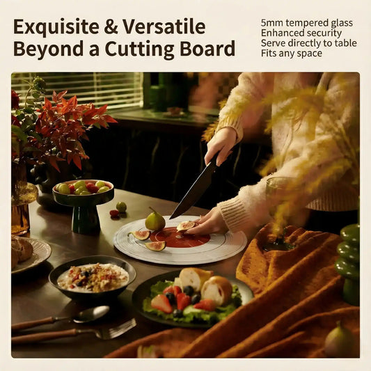 Alorivo "The Turntable" Round Cutting Board Set
