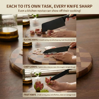 Alorivo 3 - Piece Titanium Coated Knife Set