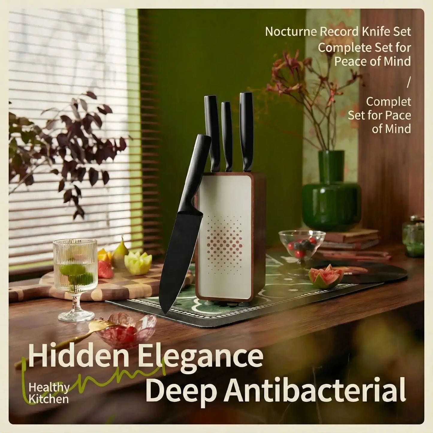 Alorivo 3 - Piece Titanium Coated Knife Set