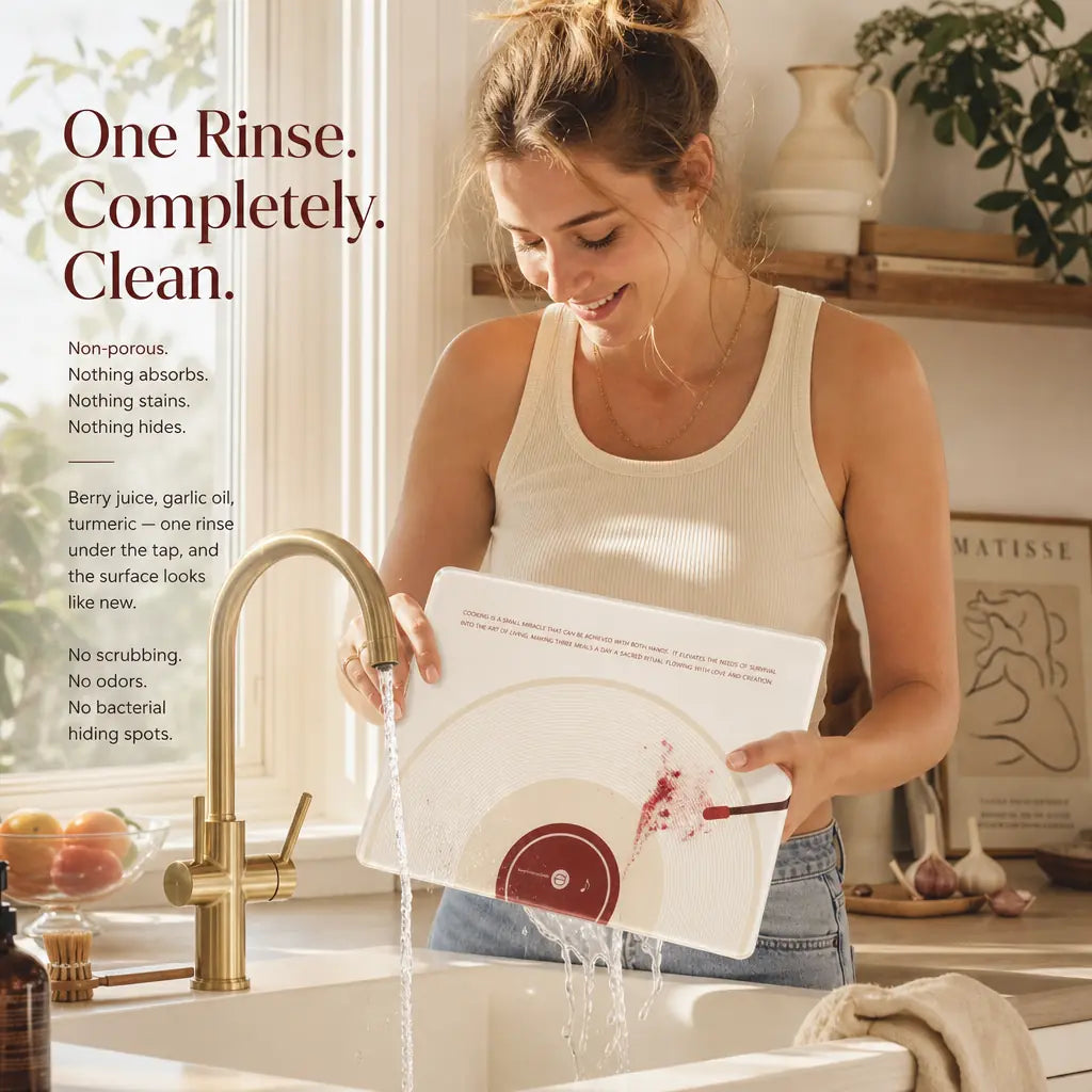 One Rinse.
Completely. Clean.