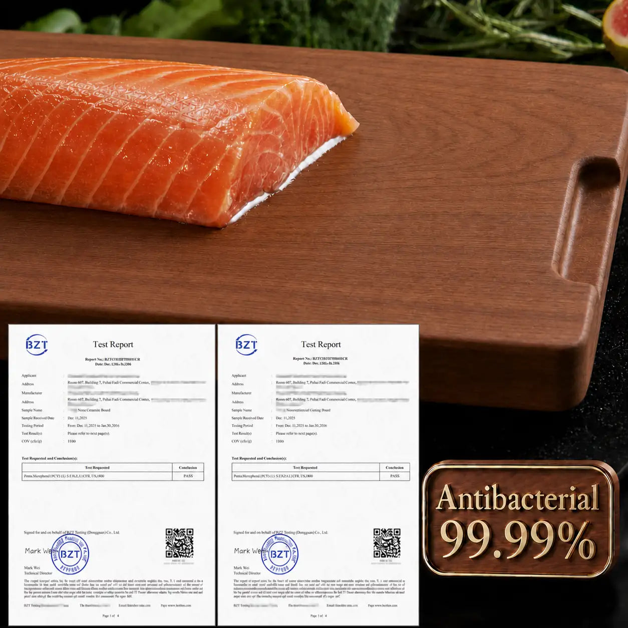 >99.99% Antibacterial
0 Formaldehyde 0 Chemicals
