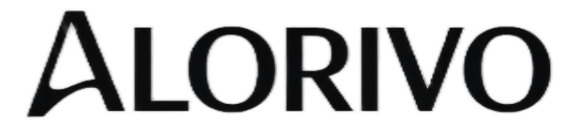 ALORIVO logo in black text on a white background