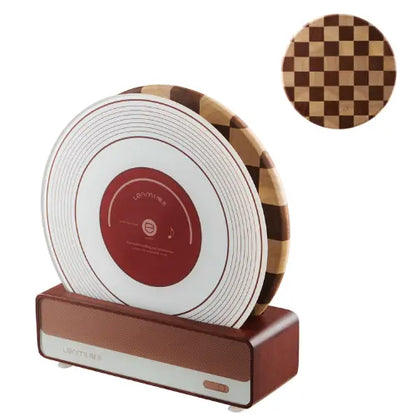 "The Turntable" Round Cutting Board Set