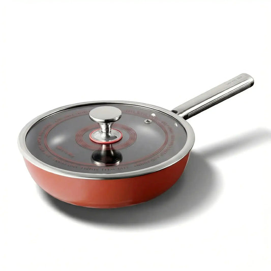 Alorivo "The Groove" Enameled Cast Iron Saute Pan