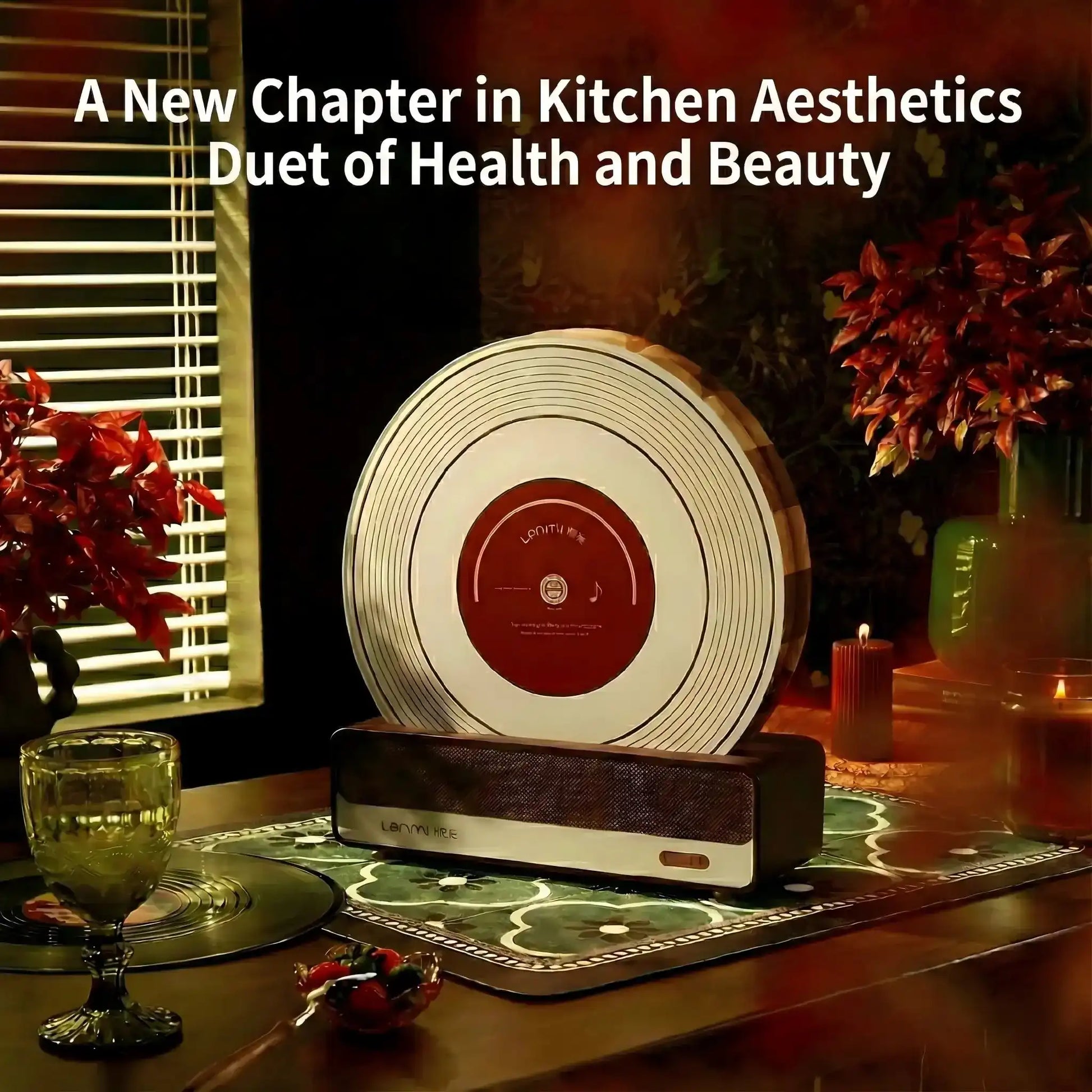 Alorivo "The Turntable" Round Cutting Board Set