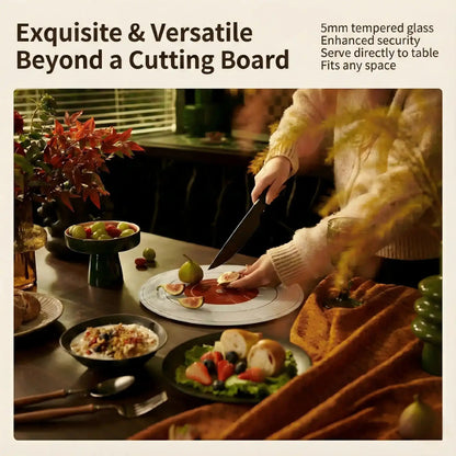 Alorivo "The Turntable" Round Cutting Board Set