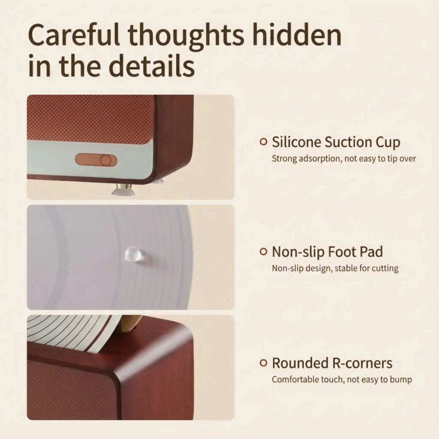 Alorivo "The Turntable" Round Cutting Board Set